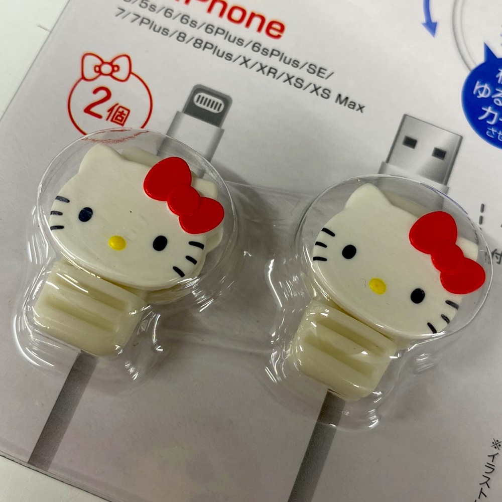 SANRIO HELLO KITTY cable protector for iphones!